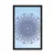 Plakat abstraktna rožasta Mandala - 20x30 white