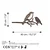 Atelier Del Sofa Dekorativna figura Bird On The Branch 02, 40x20 cm, 1.5 mm