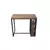 Industry barski sto 120x60x105cm natur/crni