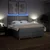 Vidaxl Box spring postelja z vzmetnico svetlo siva 180x200 cm blago