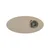 Oval table runner, 33 x 70 cm, Togo, Taupe - Tiseco
