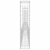 Gabionska košara U-oblika s 4 stupa 380 x 20 x 100 cm željezna