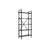 Hanah Home Polica za knjige Elysian, 90x180x33.5 cm, Crna