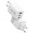 EAV polnilnik GaN, 1x USB, 2x USB-C, Quick Charge 4+, 65W, bel