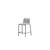 Venture Design Barski stol Lindos 54x89x53 cm svetlo siva