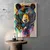 Slika medved v imitaciji umetniške slike - 60x90