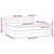 shumee Box spring postelja z vzmetnico črn 200x200 cm blago