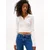 Tommy Jeans Pulover ESSENTIAL bela