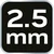 Inbus ključ 2.5mm CrV NEO