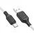 Hoco Kabel USB A na USB C Hoco 3A, 1 m, X90, bel