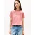 Tommy Jeans Majica roza/brusnica