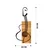 Wallity Zidna dekoracija Gitar, 39x13 cm, Smeđe boje