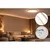 LED stropno svetlo ILVI, prigušiva, LED/45W/230V 2700-6500K prečnik 50 cm crna/mesing + daljinski upravljač