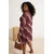 Trendyol Curve Ženska haljina Tbbaw26Ah00064, Bordo