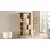 Hanah Home Polica 72x133,6x25,5cm Bež-Antracit