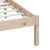 shumee vidaXL Posteljni okvir 150x200 cm masiven les