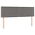 Vidaxl Box spring postelja z vzmetnico siv 140x190 cm umetno usnje