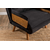 ATELIER DEL SOFA Sofa-krevet sa 1 sedeljkom Cosmo Single Black