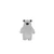 Hanah Home Podno ogledalo Bear, 110 cm x 150 cm, Sivo