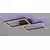 RABALUX LED plafonjera Ludano RGB dimabilna crna