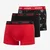 Bokserice Hugo Boss Trunk 3-Pack Design Multicolor M