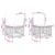 Set vanjskih sofa 8 pcs Prirodna i krema bijela Poliester