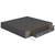 Plutajuće zidne police 2 kom sjajne sive 23 x 23,5 x 3,8 cm MDF