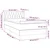 Vidaxl Box spring postelja z vzmetnico temno rjava 90x200 cm blago
