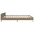 Vidaxl Posteljni okvir brez vzmetnice taupe 180x200 cm blago