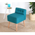 Atelier del Sofa Tabure Petrolej