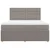 Vidaxl Box spring postelja z vzmetnico taupe 180x200 cm blago