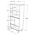 Hanah Home Komoda On9B-W, 74.8x161.6x35.5 cm, Bela