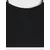 Sinsay - Crop top u stilu negližea - crno