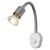 Osram - Fleksibilna zidna lampa PLUG TUBE FLEX 1xGU10/5W/230V mat hrom/bela