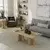 Hanah Home Klub sto Mushroom 180x40x42cm Hrast