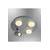 Opviq luster 5044-3-16, LED 13 W, sivi