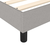vidaXL Box spring posteljni okvir svetlo siv 160x200 cm blago