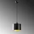 Conceptum Hypnose Luster Berceste-195BLACK-S, 111cm 20x20 cm, E27, 40W