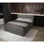 MID.YOU POSTELJA BOXSPRING 160 cm  x 200 cm , les, tekstil, leseni material antracit