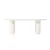 Venture Design Jedilna miza 220x110x75 cm bela