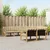 Set vanjskih sofa s jastukom 8 pcs Bijela i bež