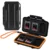 K&F Concept 6 Slots XQD Cfexpress Type-B Card Holder, Water-Resistant Memory Card Storage