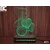 Black Cut 3D Lampa Meda i srce, Toplo bela