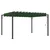 Gazebo s krovom s roletnom 3 x 4 x 2,14 m Zelena