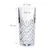 Northix Set 6 kozarcev za dolge pijače 350 ml reliefni dizajn