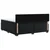 vidaXL Postelja boxspring z vzmetnico Črna 200 x 200 cm Žamet
