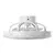 Eglo 35198-LED plafonski ventilator SAYULITA 3xLED/8,5W/230V prečnik 45,5 cm crna + daljinski upravljač