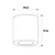 Brilagi - Kupatilsko ugradno spot svetlo MIA 1xGU10/30W/230V 84x80 mm braon IP54