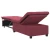 Krevet-sofa na razvlačenje Vinska crvena 194 x 50 x 82 cm