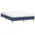 shumee vidaXL Posteljni okvir brez vzmetnice moder 120x190 cm blago
